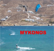 Kiting in Myskonos